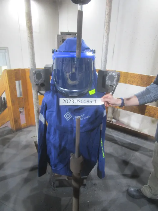 Pyrad by GoreTex Labs Switch Suit Before Arc Flash Test