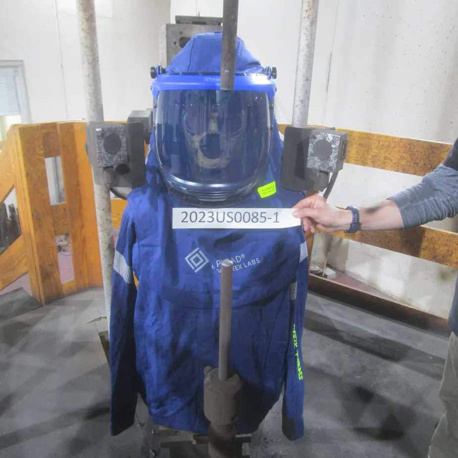 Pyrad by GoreTex Labs Switch Suit Before Arc Flash Test